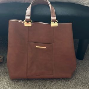 Cognac Brown, Steve Madden tote bag large